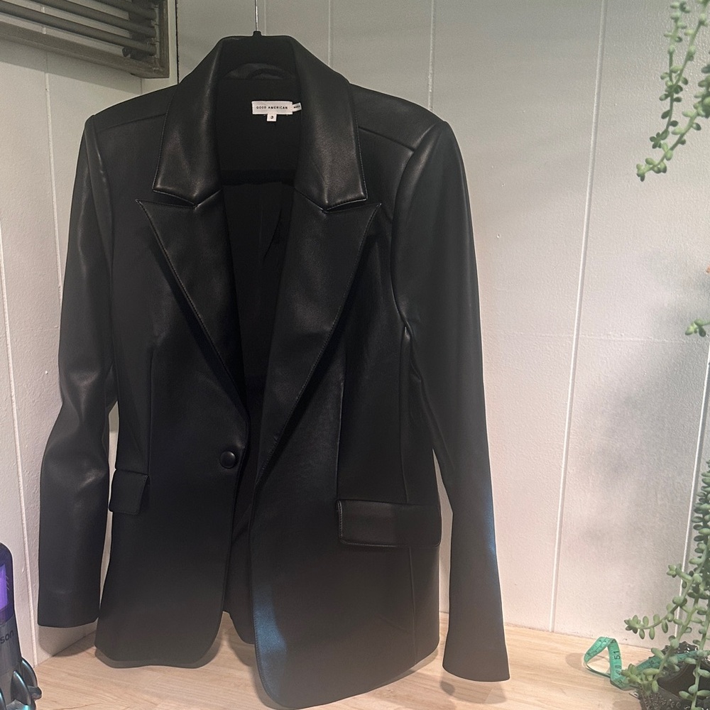 Good American Black Blazer
